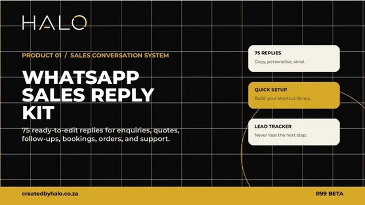 WhatsApp Sales Reply Kit cover