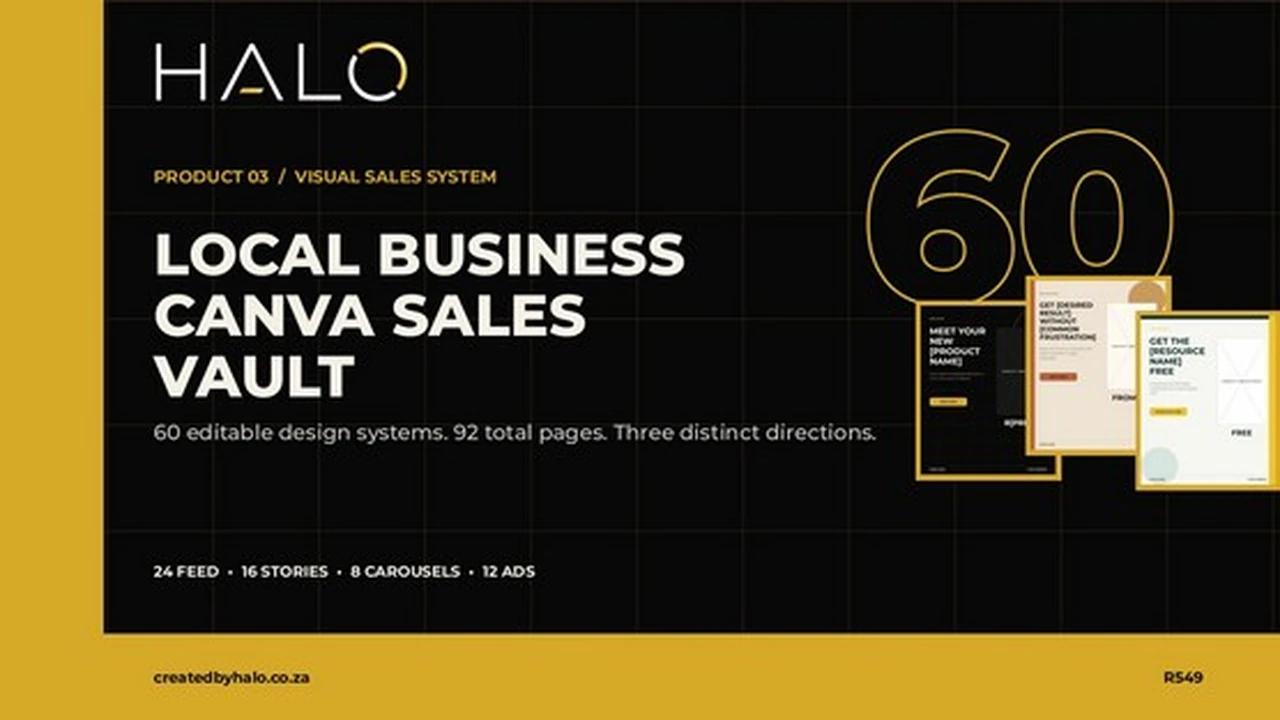 Local Business Canva Sales Vault cover